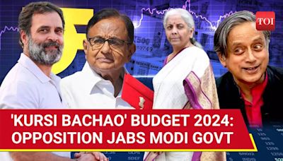 Budget 2024: Rahul Gandhi Leads Opposition's Big Attack On Modi Govt | 'Copy Paste, Appeasement...'