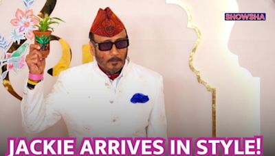 Jackie Shroff Arrives For The Lagna Vidhi Of Anant & Radhika | Ambani Wedding | WATCH - News18