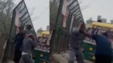 Girl On Bullet Bike Brutally Beats Auto Driver With Hockey Stick. Video Viral - News18