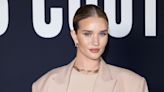 Rosie Huntington-Whiteley edges toward brunette with a swirling take on brownie batter hair