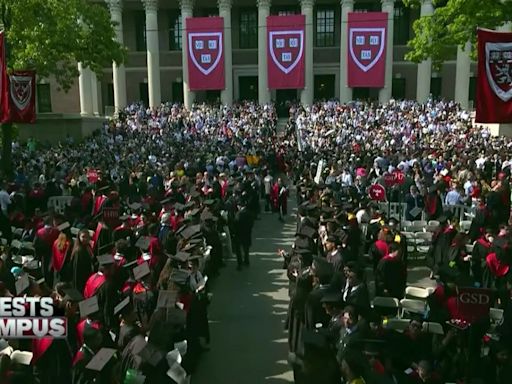 Harvard commencement underway after 13 students denied degrees following participation in pro-Palestinian encampment - Boston News, Weather, Sports | WHDH 7News