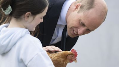 Prince of Wales tours ‘amazing’ farm providing child mental health support