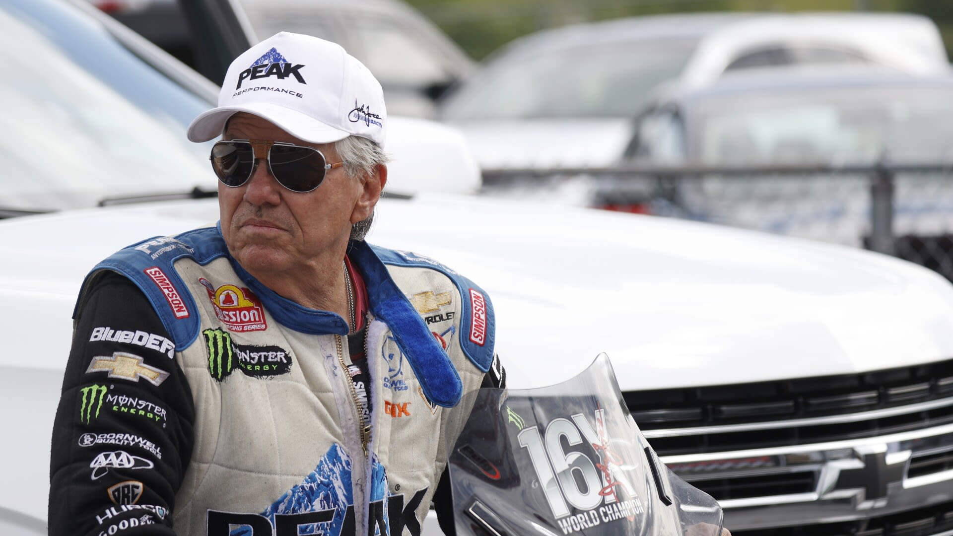 John Force hospitalized after fiery Virginia Nationals crash