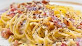 Jamie Oliver’s ‘cheap and cheerful’ sausage carbonara is ready in 15 minutes