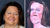 Gina Rinehart, a mining magnate worth $22 billion, wants her portrait removed from an Australian gallery