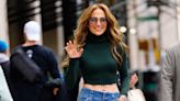 Jennifer Lopez Kicks Off Small Shirt, Big Pants Season in Super Baggy Jeans