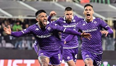 El gol de Nico González para meter a Fiorentina en semifinales de Conference League