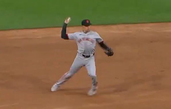 MLB fans in hysterics as Giants shortstop trips and throws ball into stands