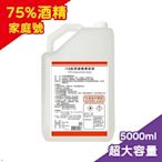 潔用酒精75%5000ml  (乙醇)    免運