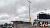 Tuesday's storm in Iowa blows down Principal Park centerfield wall, damages other features