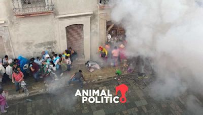 Accidente con pirotécnia en desfile de la Guelaguetza en Oaxaca deja 7 lesionados