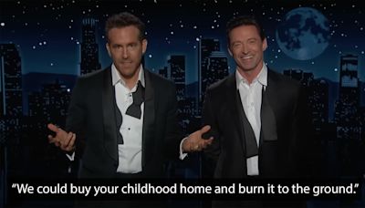 Ryan Reynolds and Hugh Jackman answering questions from children gets surprisingly sweary