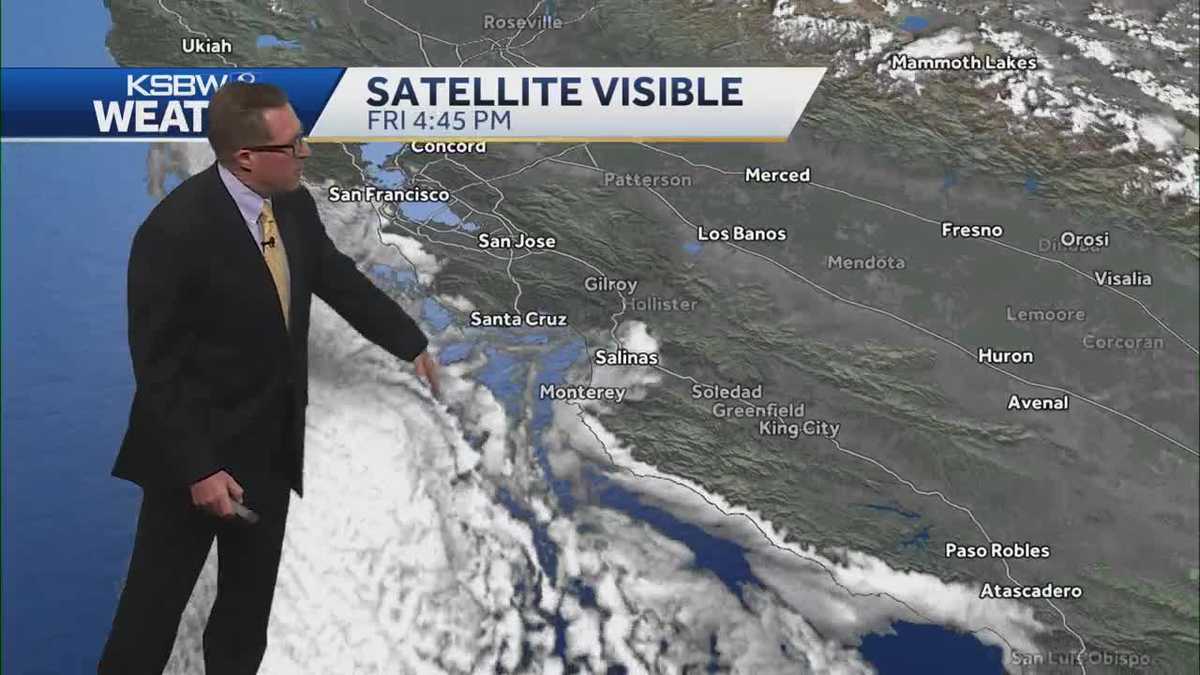 Marine layer breaks with cool temps