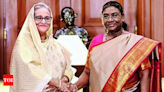 Hasina's visit reflects deep ties: President Droupadi Murmu | India News - Times of India
