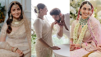 From Alia Bhatt to Kiara Advani: Like Sonakshi Sinha, these 5 celebrity brides also ditched red for pastel hues