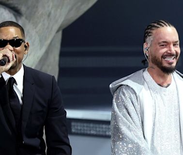 Will Smith reaparece en Coachella junto a J Balvin