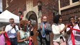 Duggan at ribbon-cutting for start of push to have 'people of every income living together'