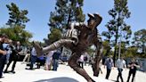 Koufax gets Dodger Stadium statue next to Jackie Robinson