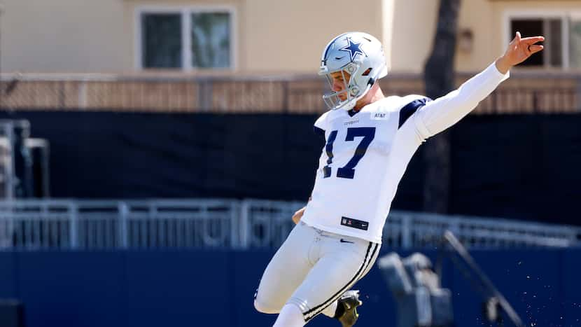 How Brandon Aubrey’s failure in pro soccer helped prepare him for life as Cowboys’ kicker