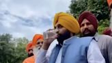 An Indian politician ended up in the hospital after drinking water from a polluted holy river to show it was safe