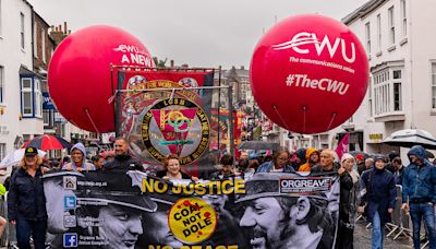 Tens of thousands demand end to child poverty and Israel's massacre at Durham Miners' Gala