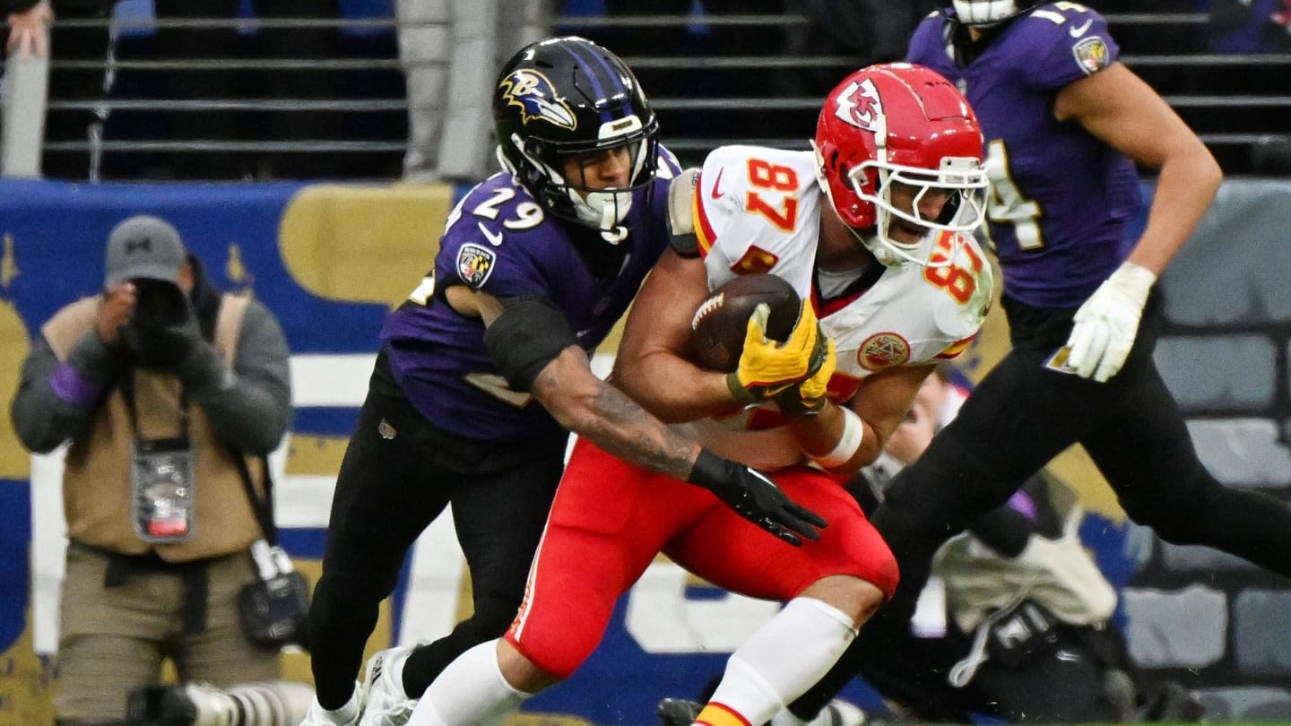 Chiefs' Travis Kelce Praises Ravens Defense