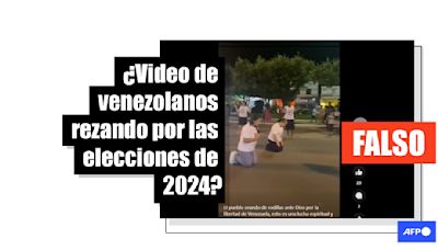 Video de personas rezando sobre una calle fue grabado en Brasil, no en Venezuela