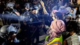 About 25 arrested at UCLA as group attempts to set up protest camp, university police say