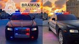 租勞斯萊斯改造成警車 邁阿密警方為招募新人豪拍宣傳片捱轟