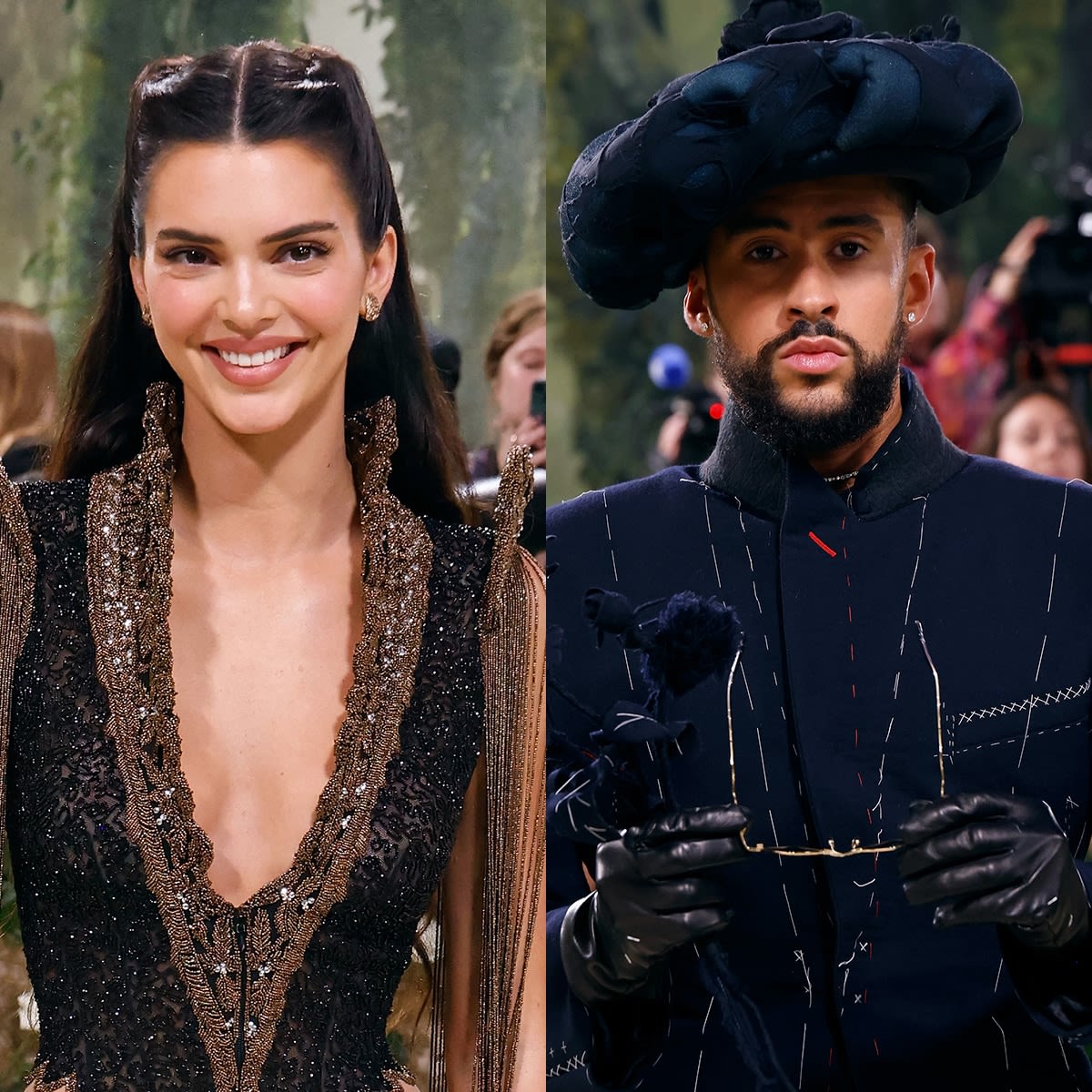 Exes Kendall Jenner & Bad Bunny Cozy Up at Met Gala After-Party