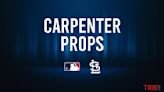 Matt Carpenter vs. Red Sox Preview, Player Prop Bets - May 17