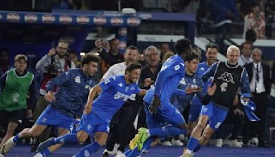 M’Baye Niang scores dramatic winner against Roma to save Empoli from relegation