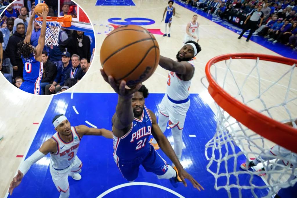 Knicks fall to 76ers in Game 3 as Joel Embiid explodes for 50 points