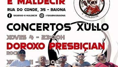 Do Roxo abren este jueves la programación de julio del Skarnio en Baiona