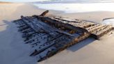 Shipwreck exposed by winter storms to be preserved in tank for research