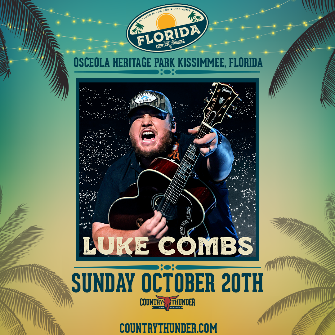 Take your ‘Fast Car’ to see Luke Combs at Country Thunder