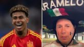 Lamine Yamal ignoró el “regalo” que el fan mexicano Caramelo le hizo en la Eurocopa 2024