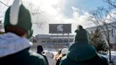 Michigan State statement after Hitler image shown on Spartan Stadium scoreboard