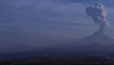 Popocatépetl registró 84 exhalaciones en las últimas 24 horas