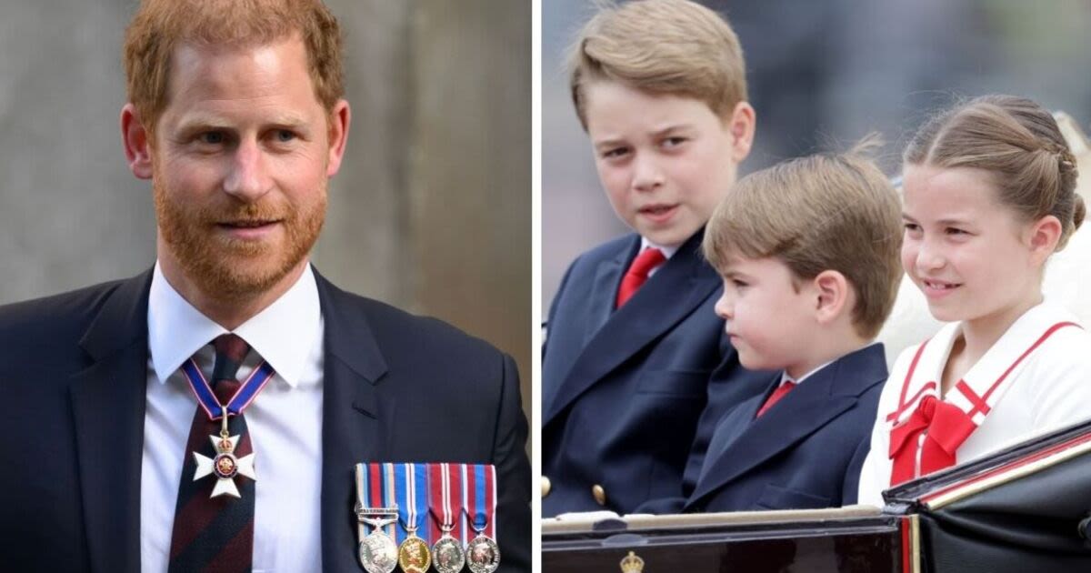 Prince Harry's 'one big regret' over Prince George, Princess Charlotte and Louis