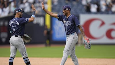 Palacios, Arozarena, Siri, Caballero help Rays overcome Judge's 35th homer and beat Yankees 6-4