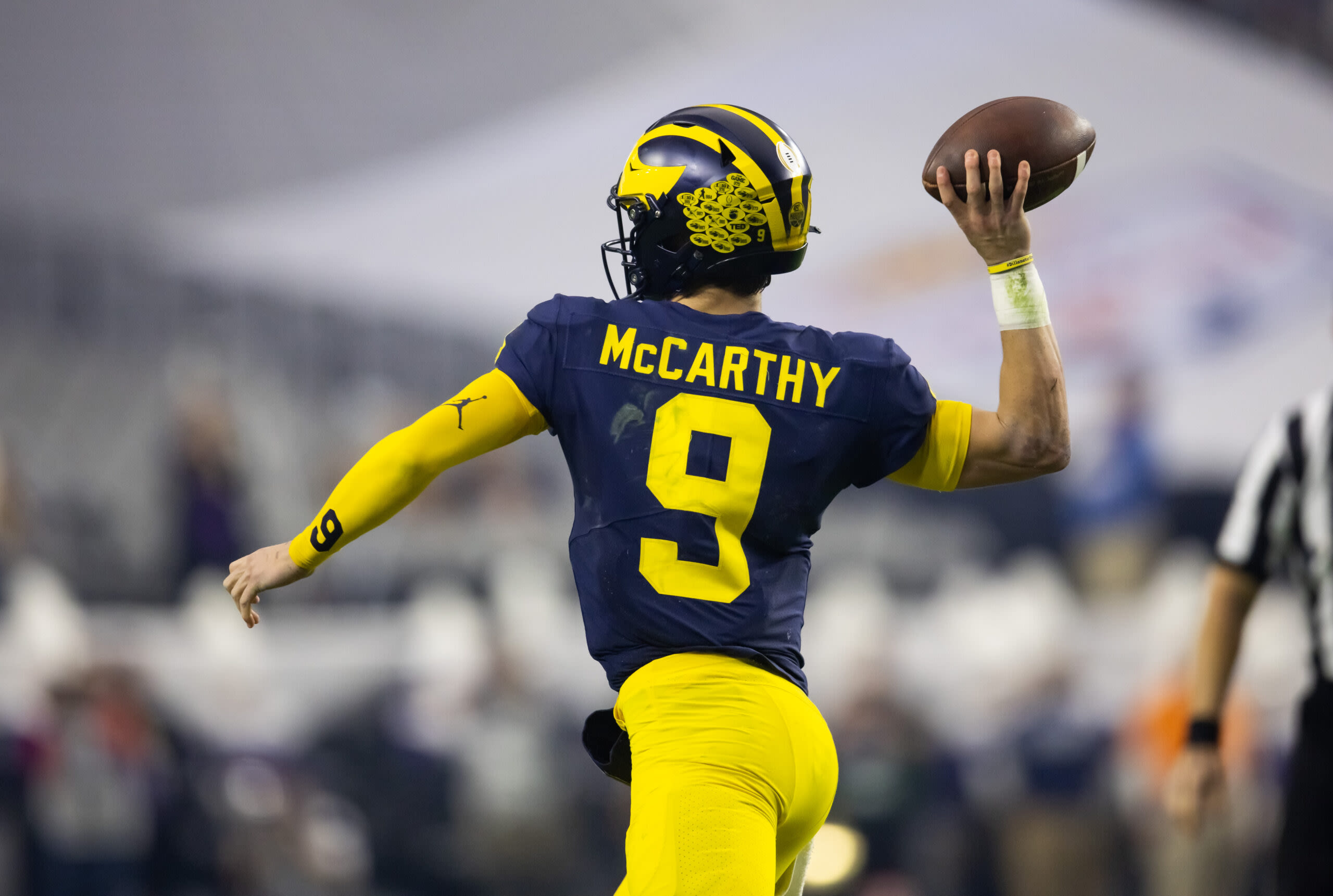 Where did CBS Sports put J.J. McCarthy in their QB power rankings?