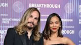 Zoe Saldana and Husband Marco Perego Wear Matching Black to Breakthrough Prize Awards