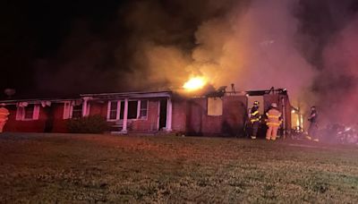 KFD: 1 woman hospitalized after house fire on Burwood Road