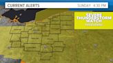 Severe thunderstorm watch issued for most of Northeast Ohio