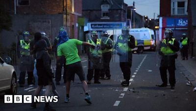 Hartlepool street disorder: Police officers injured