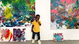 Bebê de 1 ano entra para o Guinness como o artista mais jovem do mundo