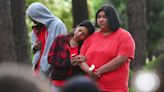 Wearing red, dozens rally in Fresno on Missing and Murdered Indigenous Persons Day