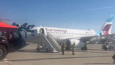 ‘Undefined odour’ forces plane of England fans into Berlin emergency landing