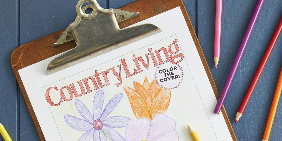 Calling All Kids: Color the Cover of Country Living!